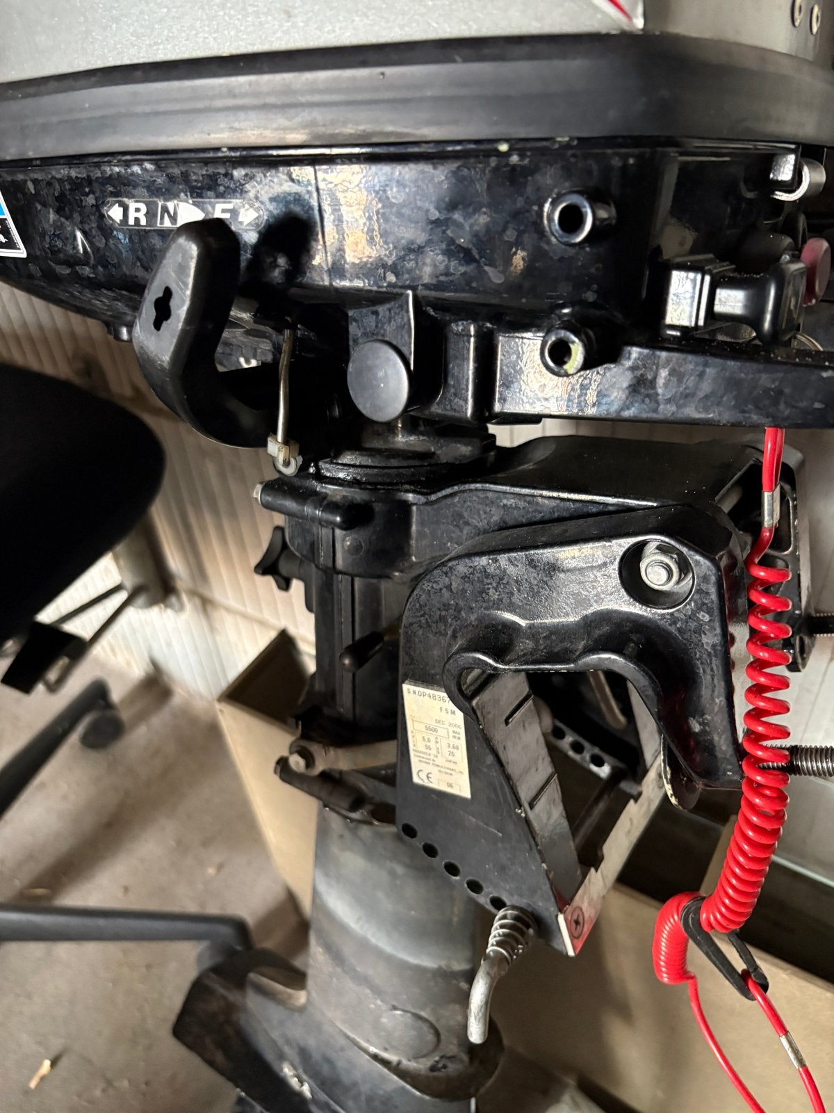Mariner 5 PK FourStroke Buitenboordmotor, Ophalen, Gebruikt