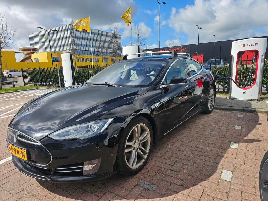 Tesla Model S 2014 Zwart, Auto's, Tesla, Automaat, Achterwielaandrijving, 38 min, Model S