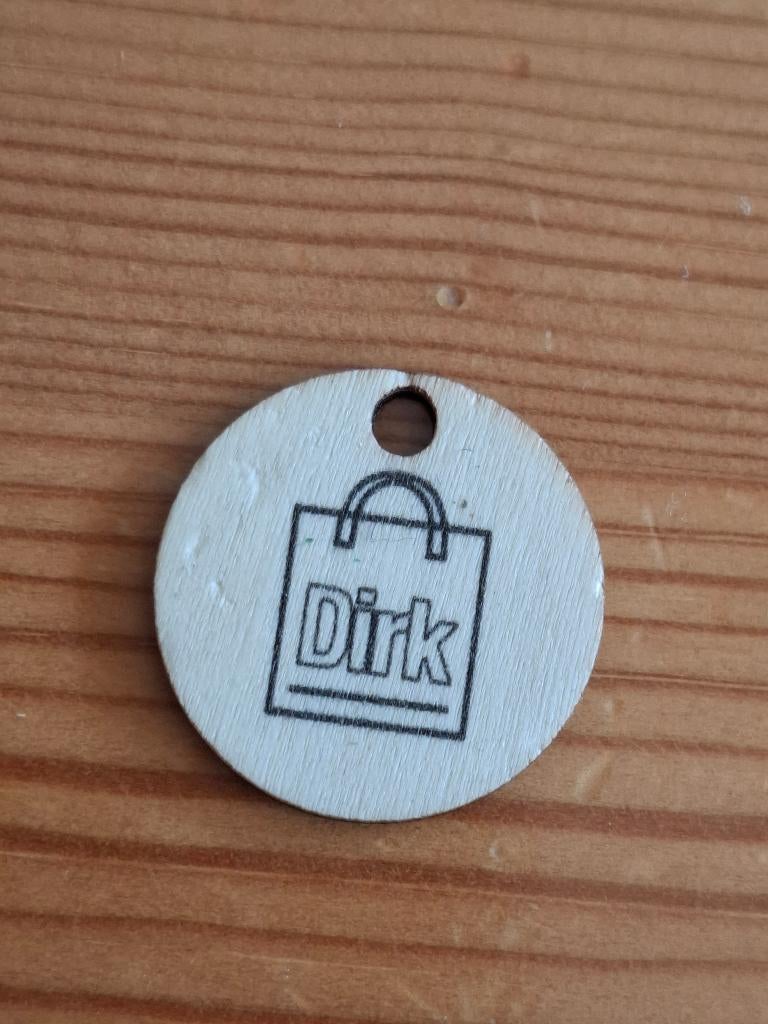 Winkelwagenmuntje DIRK, Ophalen of Verzenden