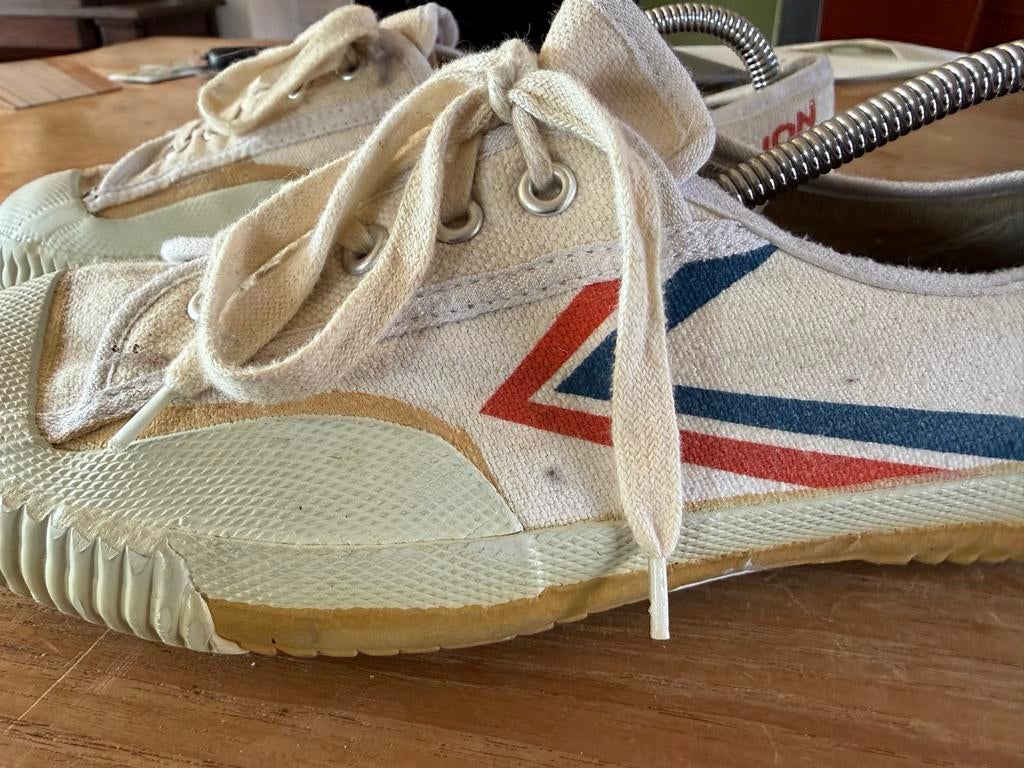 Vintage Kwon kung fu schoen Maat 42, Ophalen of Verzenden, Gedragen, Wit, Sneakers of Gympen
