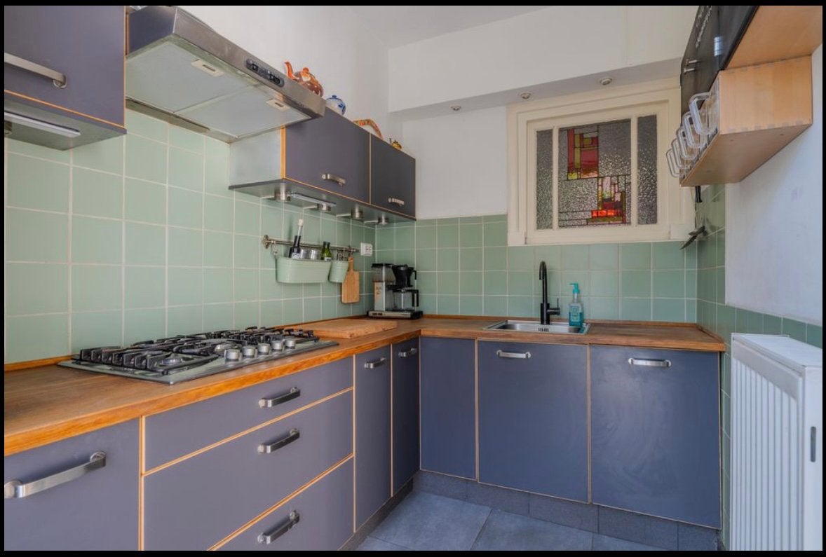 Ikea keuken inclusief apparatuur, Ophalen, Gebruikt, Hoekkeuken, Hout