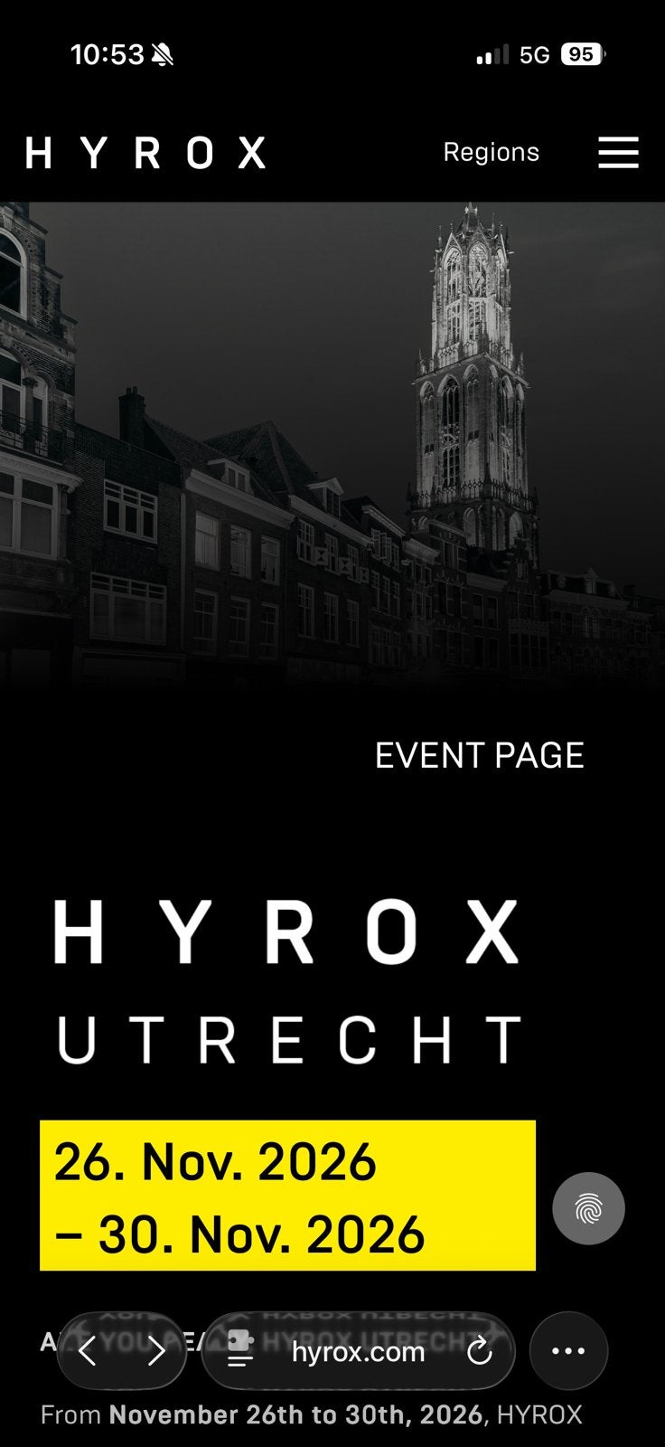 Gezocht: kaartje hyrox Utrecht Men Solo