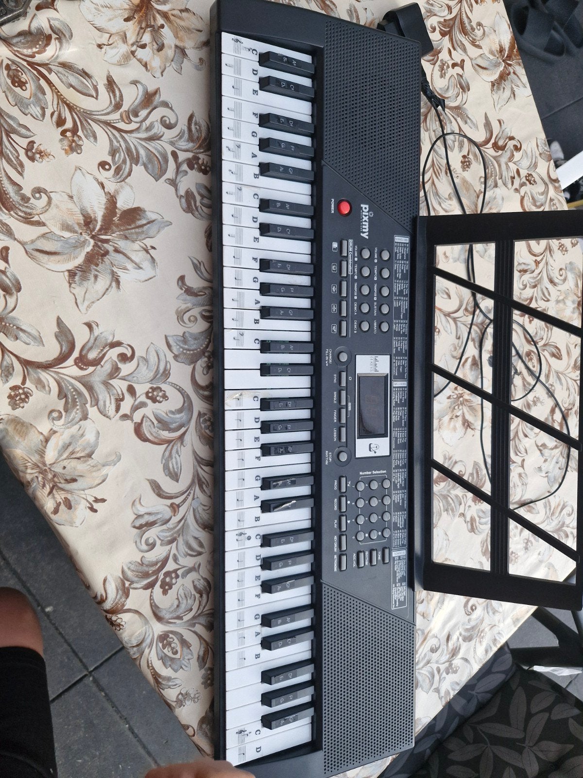 Pixmy keyboard met 61 toetsen en standaard, Overige merken, Ophalen of Verzenden, Met standaard, 61 toetsen