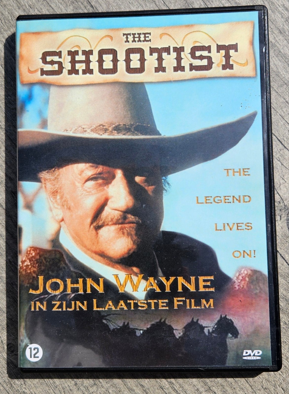 The Shootist (1976) John Wayne's laatste film (DVD), Nederlands, Ophalen of Verzenden, Vanaf 12 jaar, Gebruikt