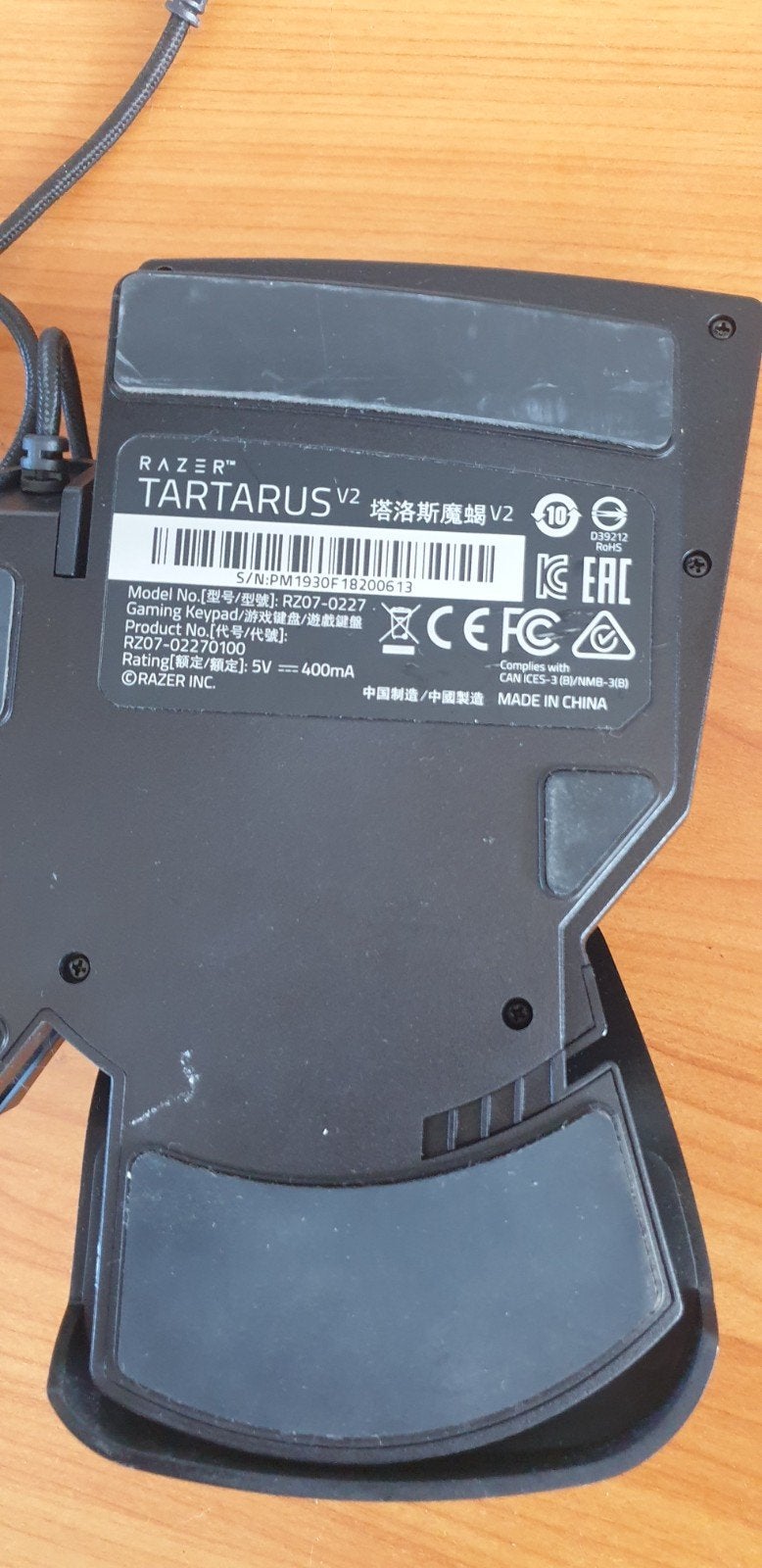 Razer Tartarus V2 Gaming Keypad - Zo goed als nieuw, Ophalen of Verzenden, Zo goed als nieuw, Razer, PC