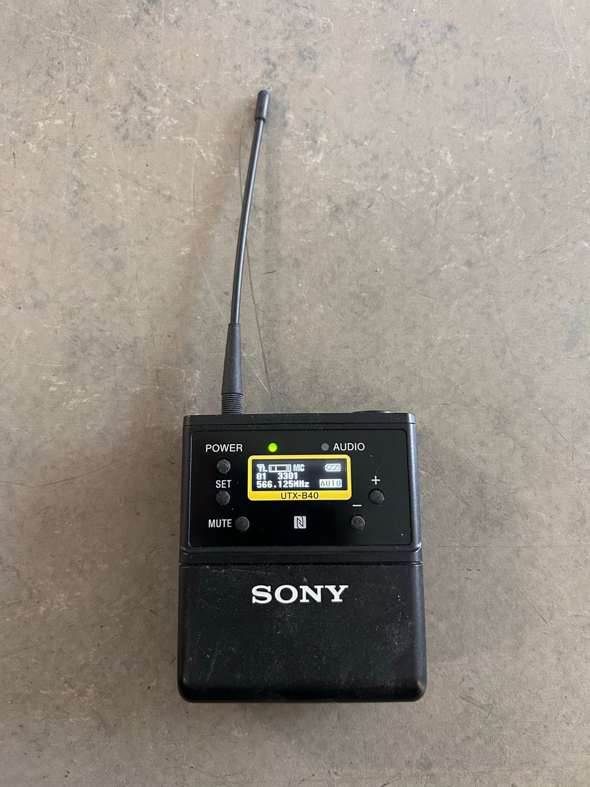 Sony UTX-B40 Draadloze Bodypack Zender, Ophalen of Verzenden, Gebruikt, Audio