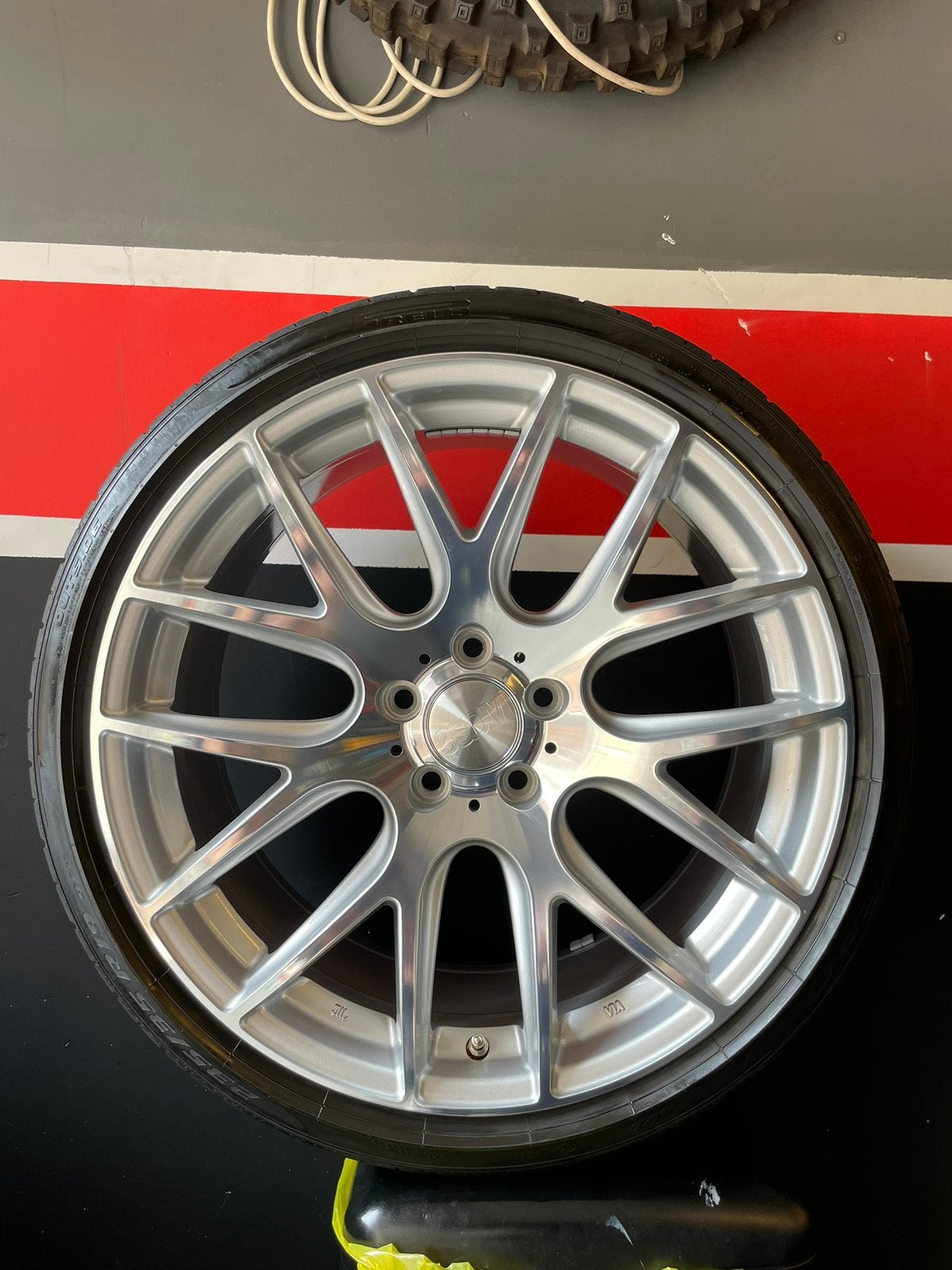 Zo goed als nieuwe 3sdm 19” set silver 5x112 audi vw ect, Auto-onderdelen, Ophalen, 19 inch, 235 mm, Zomerbanden