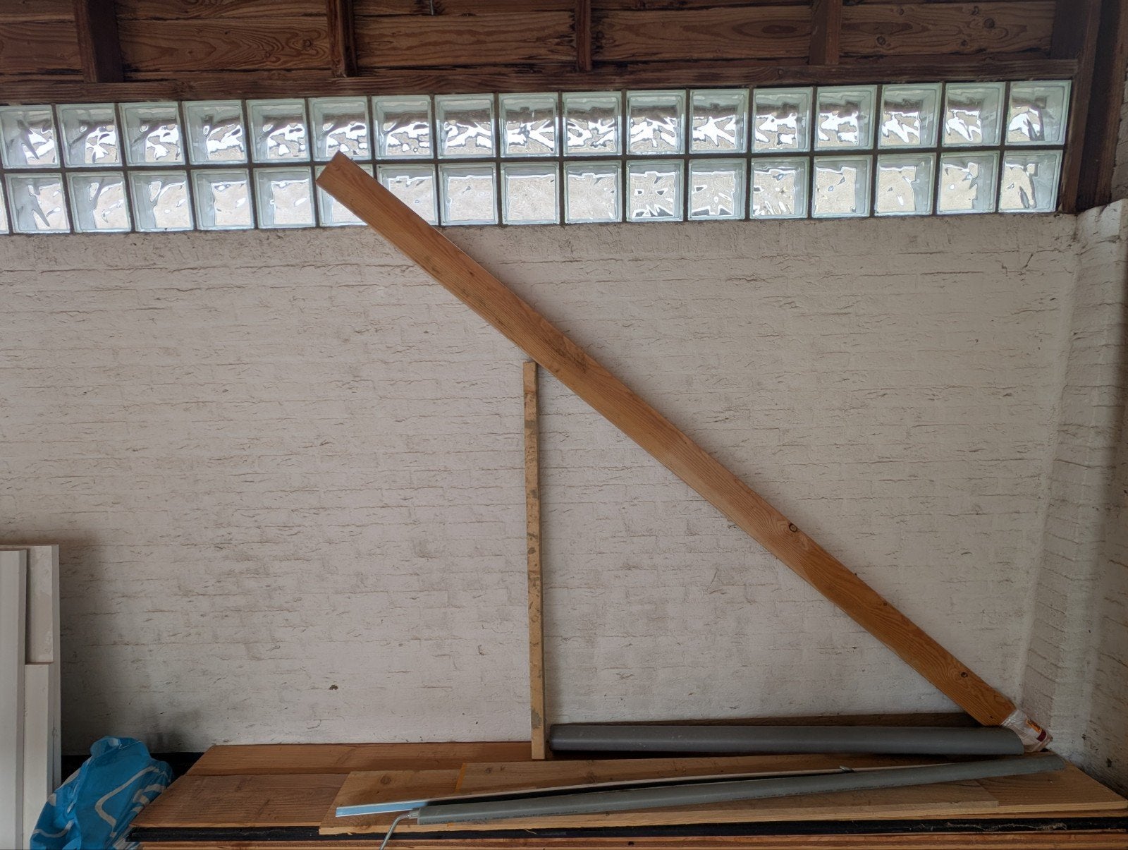 Douglas balken 12x12x300 cm en Zweeds Rabat planken, Doe-het-zelf en Verbouw, Hout en Planken, Ophalen