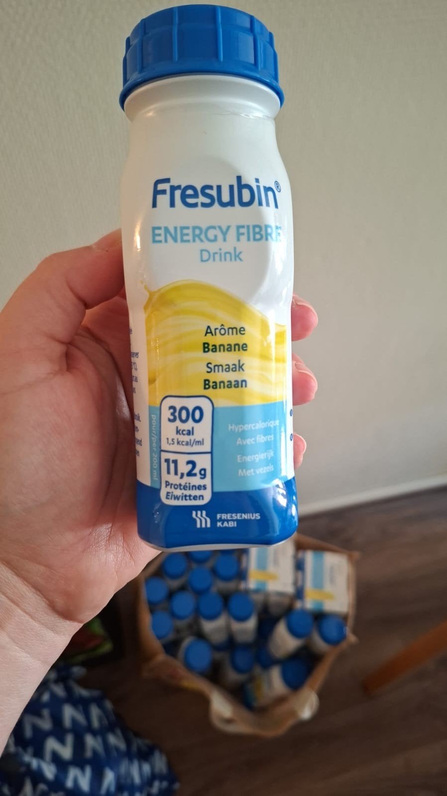 125 flesjes Fresubine energie drinks, Ophalen