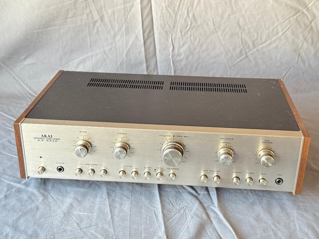 Akai AA-5510 Stereo Integrated Amplifier (1976) Vintage, Gebruikt, Ophalen, Overige merken, Minder dan 60 watt