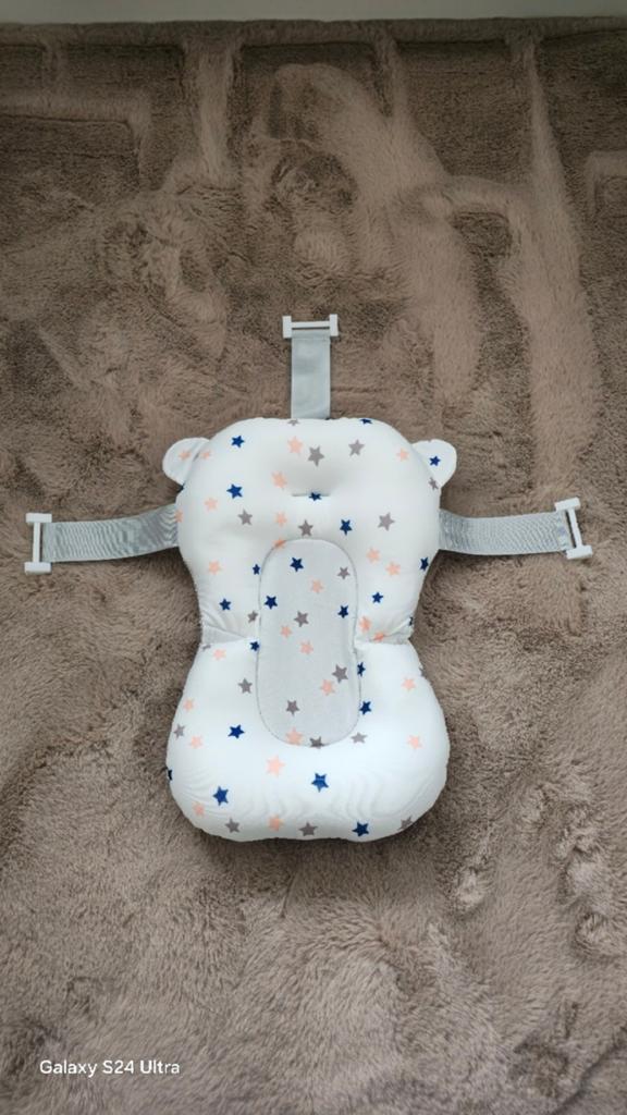 Baby badkussen met sterrenpatroon nieuw., Zo goed als nieuw, Badzitje of Badring, Standaard, Ophalen