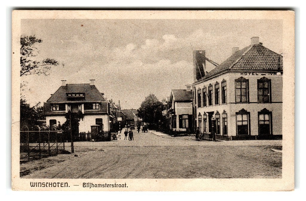 Winschoten, Blijhamsterstraat, Verzenden, 1920 tot 1940, Gelopen, Groningen