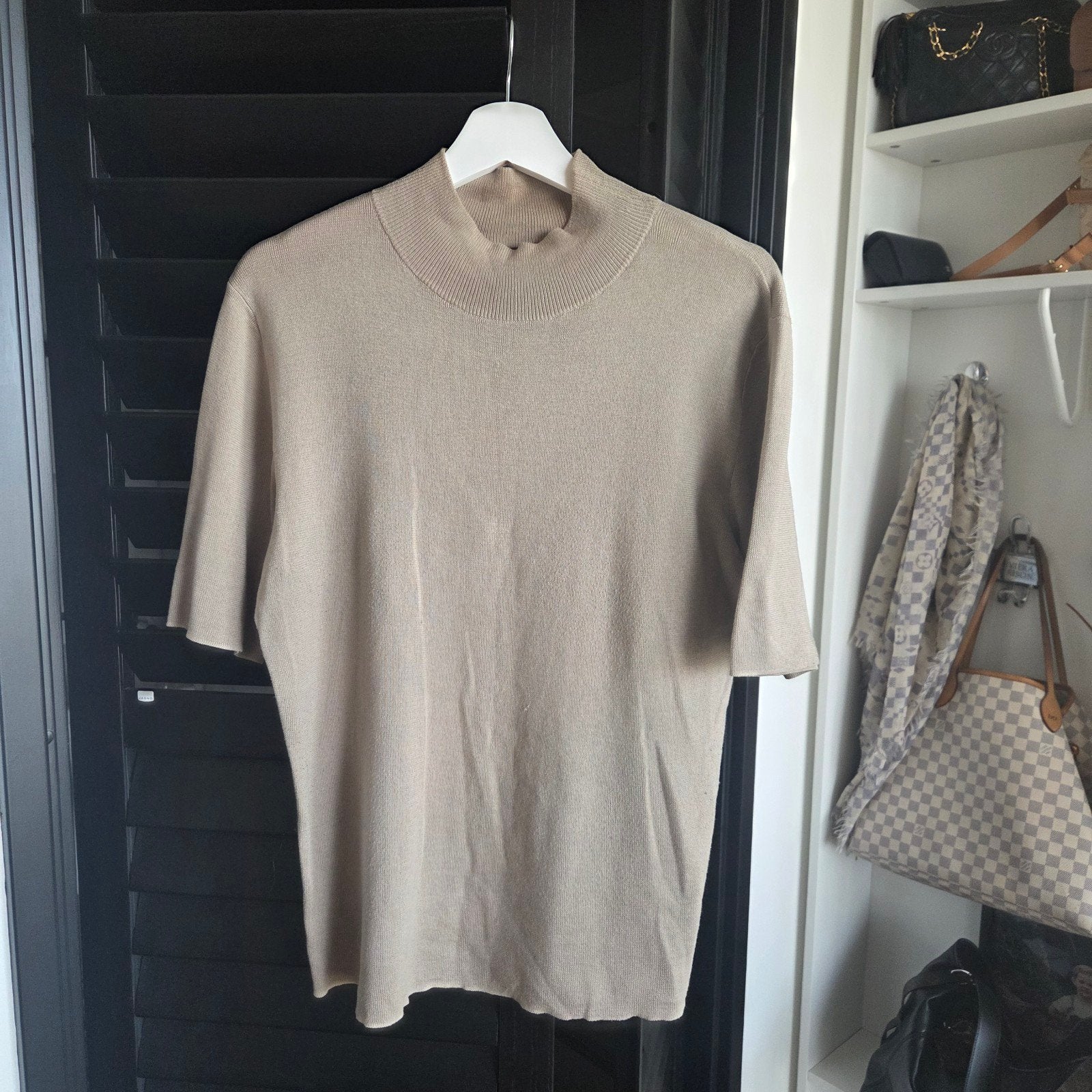JapanTKY dames col korte mouw, Beige, Maat 46/48 (XL) of groter, Ophalen of Verzenden, JapanTKY