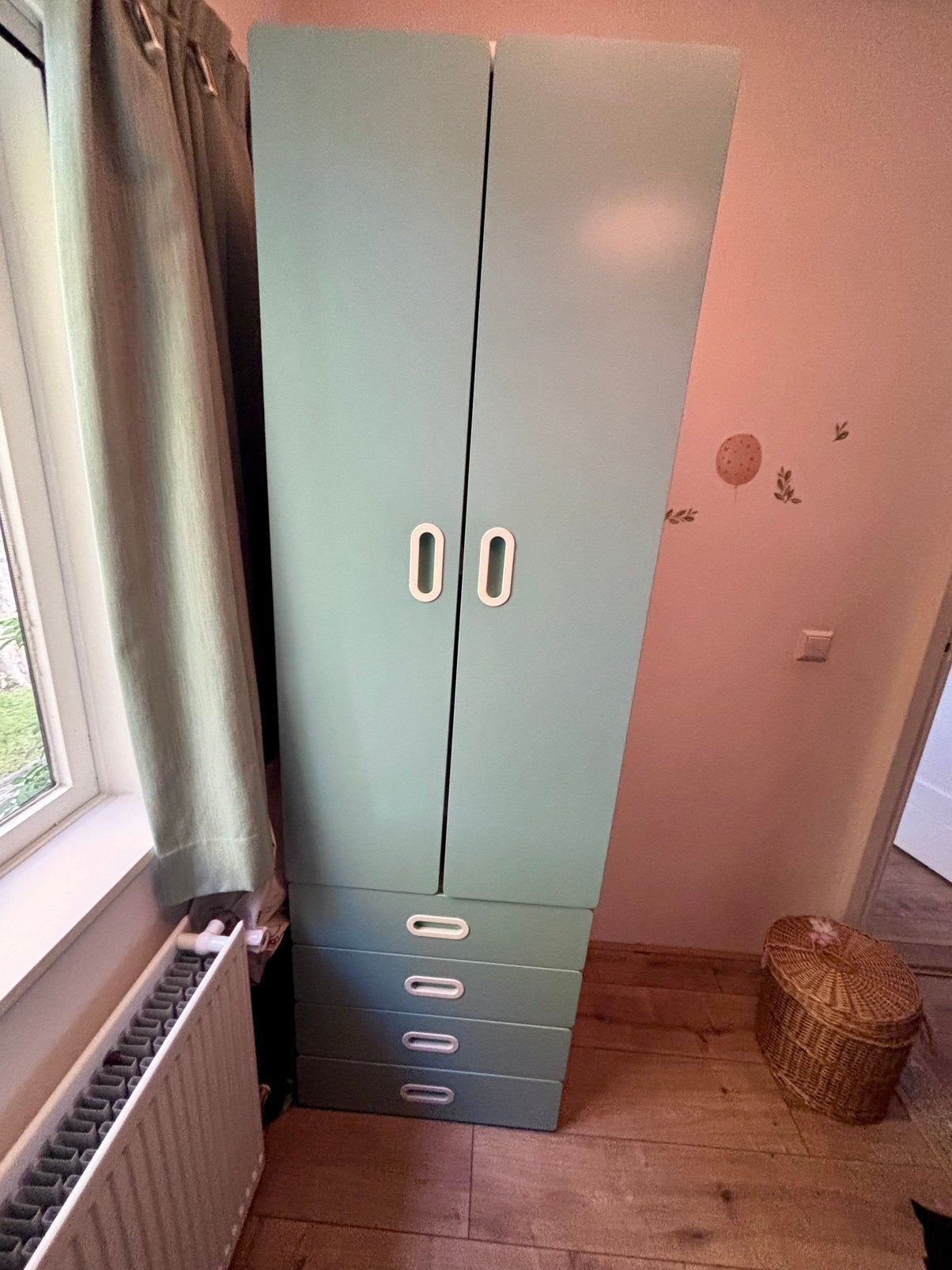 IKEA Stuva kledingkast - turqoise, Ophalen, Overige materialen, 200 cm of meer, 50 tot 100 cm