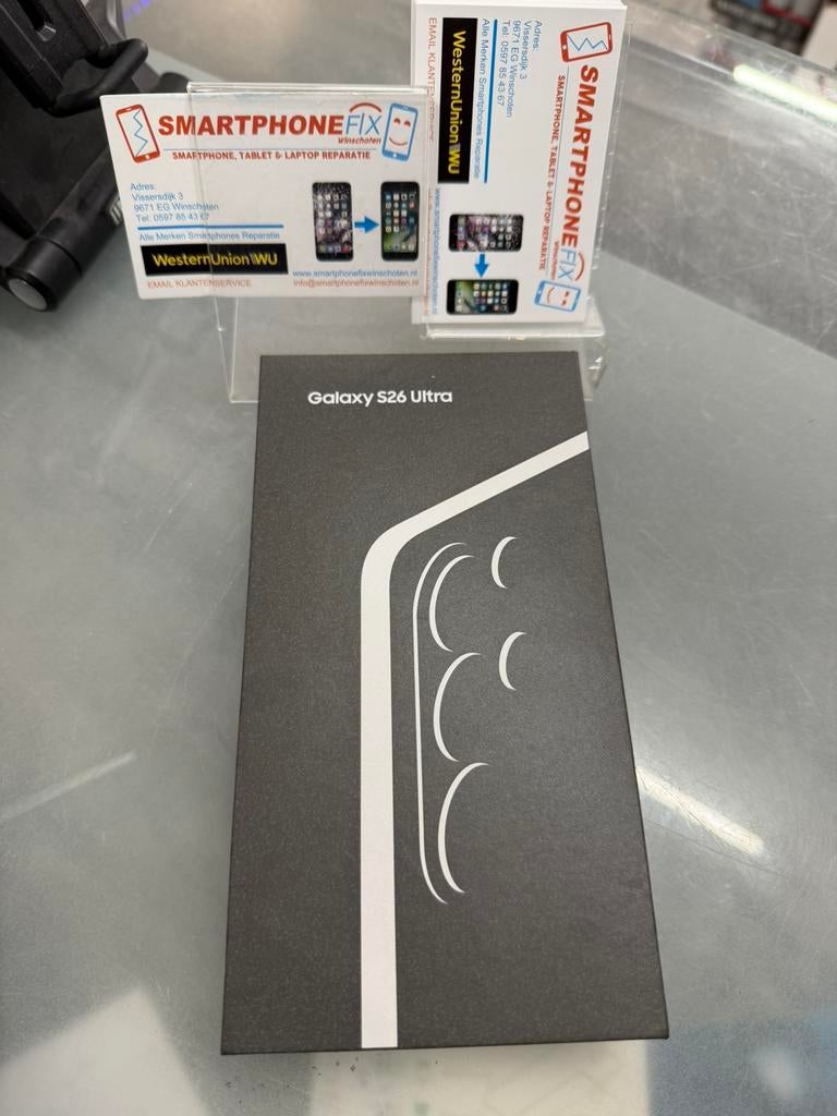 samsung galaxy s26 ultra 256gb black+2 jaar fabrieksgarantie, Samsung, Overige modellen, Zwart, Touchscreen