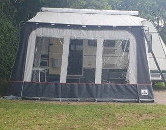 Dorema Mistral XL 4 seizoenen voortent Grote uitvoering, Caravans en Kamperen, Voortenten en Luifels, Zo goed als nieuw, Dorema