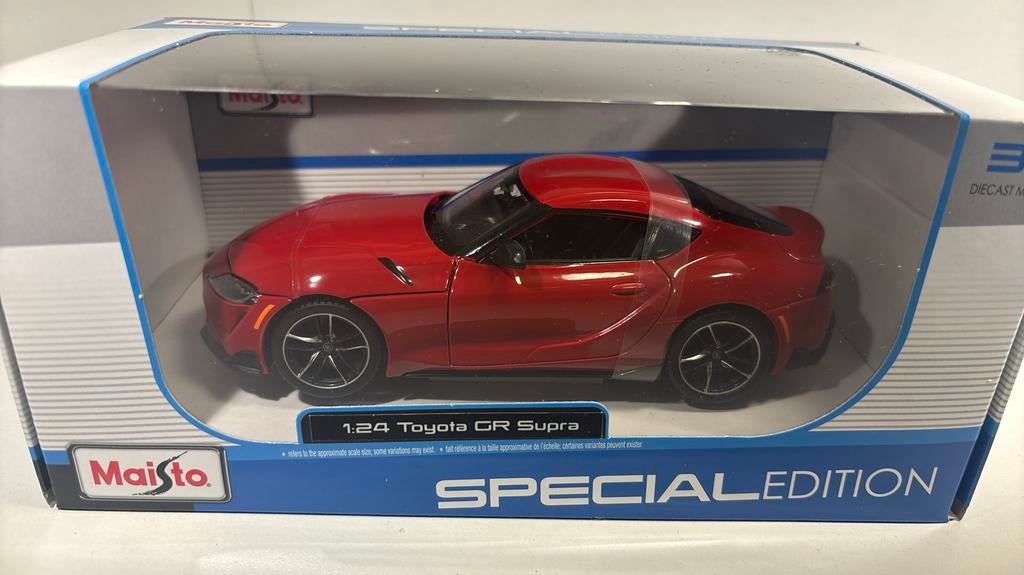 Toyota gr supra maisto 1.24, Maisto, Ophalen of Verzenden, A, A