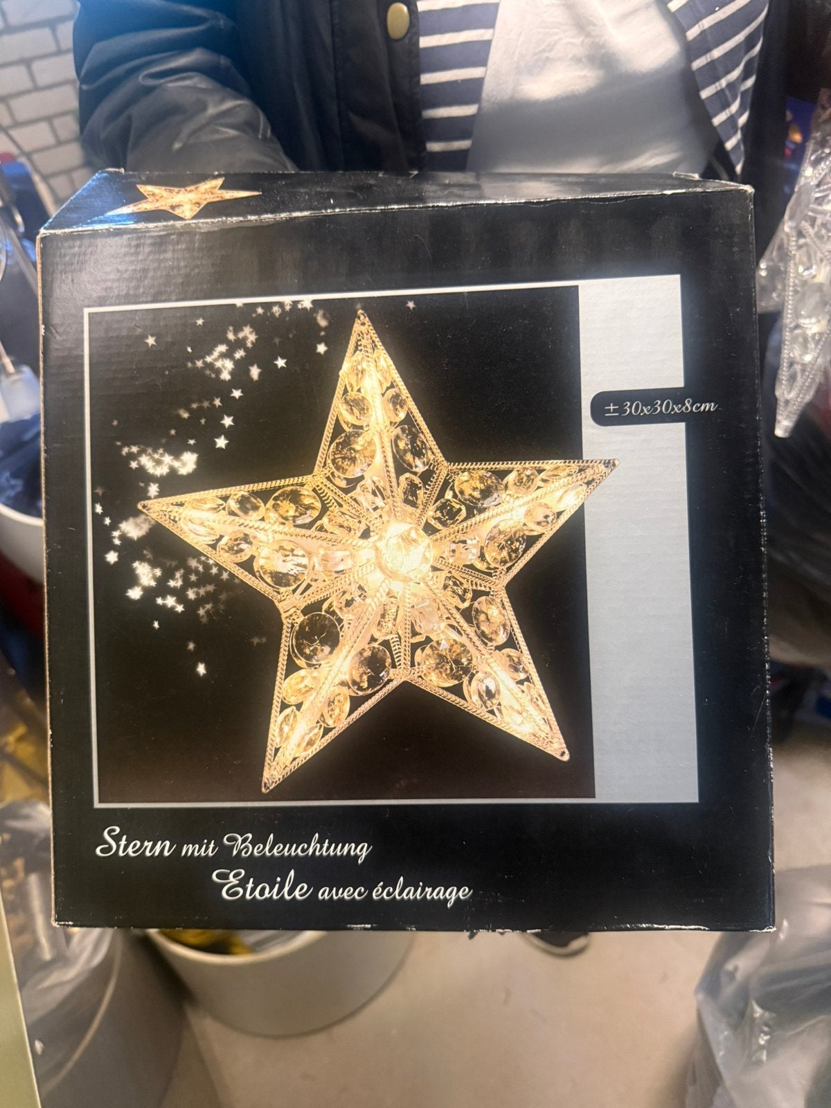 Kerst ster lamp, Ophalen of Verzenden, Zo goed als nieuw