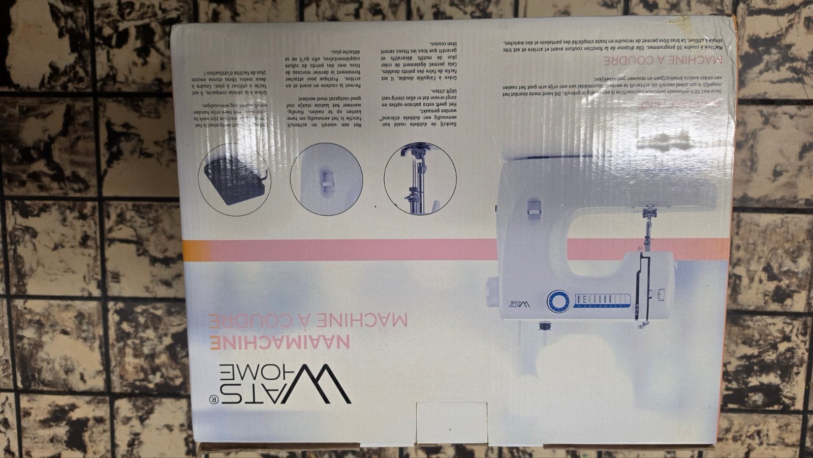 WATS HOME Naaimachine - Nieuw in doos, Ophalen, Nieuw, Naaimachine, Overige merken