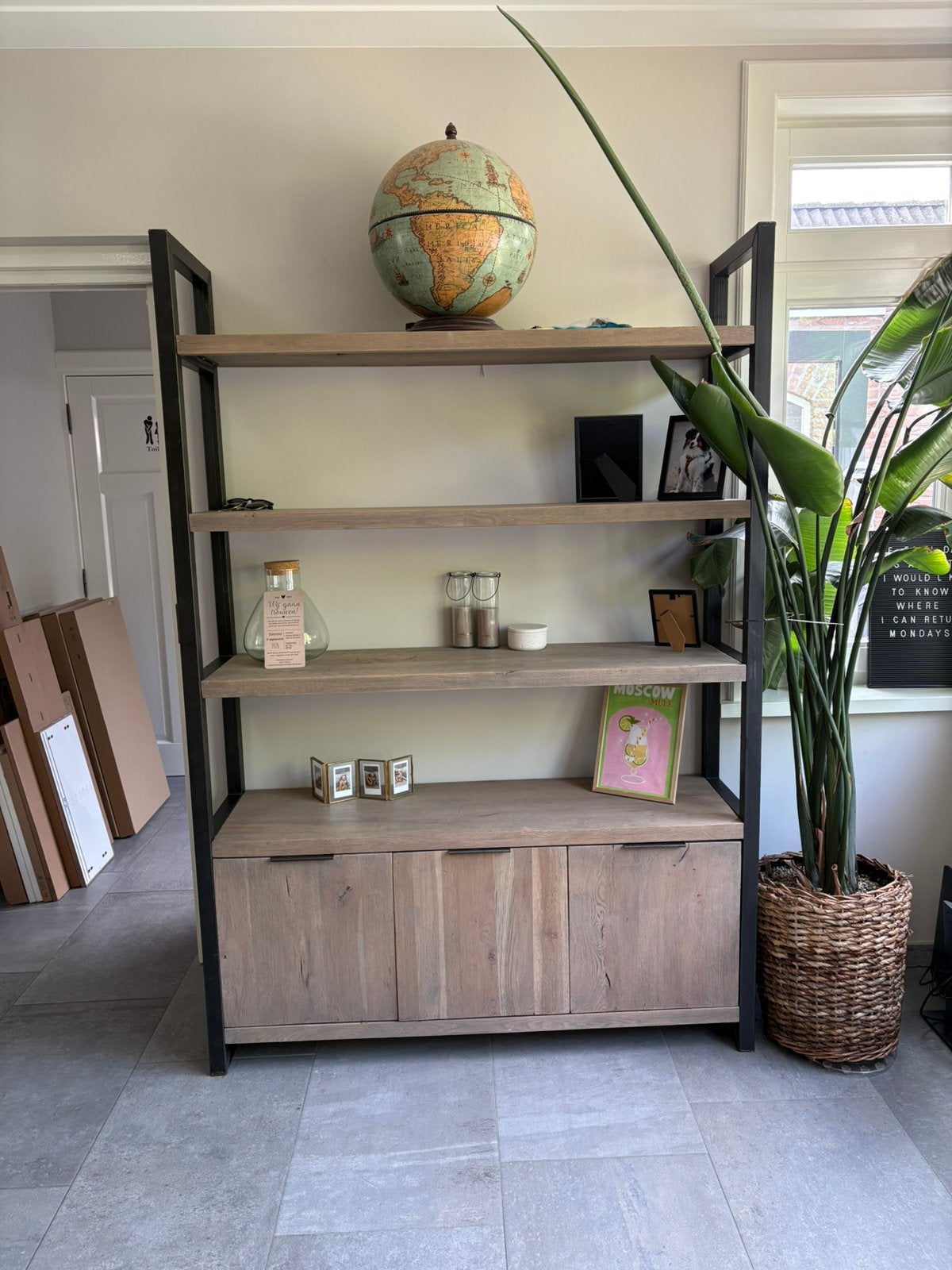 Kast, Huis en Inrichting, Kasten | Wandmeubels, Ophalen, Gebruikt, Minder dan 150 cm, 150 tot 200 cm