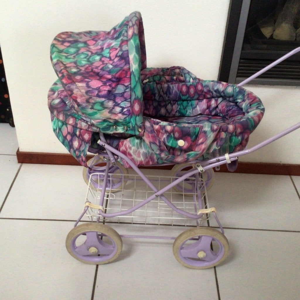 vintage poppenwagen, 3 in 1, Kinderen en Baby's, Speelgoed | Poppen, Ophalen, Gebruikt, Babypop