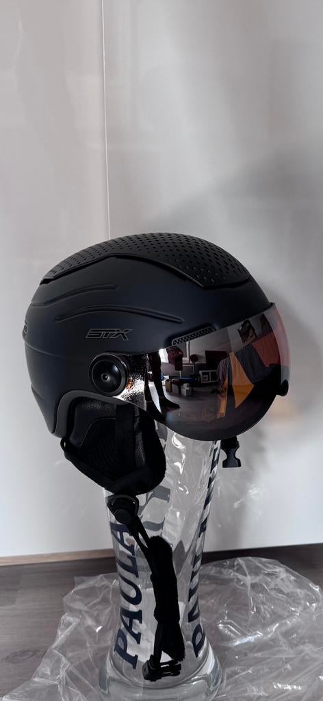 STX ski helm met vizier, Overige merken, Overige typen, Ophalen of Verzenden, Zo goed als nieuw
