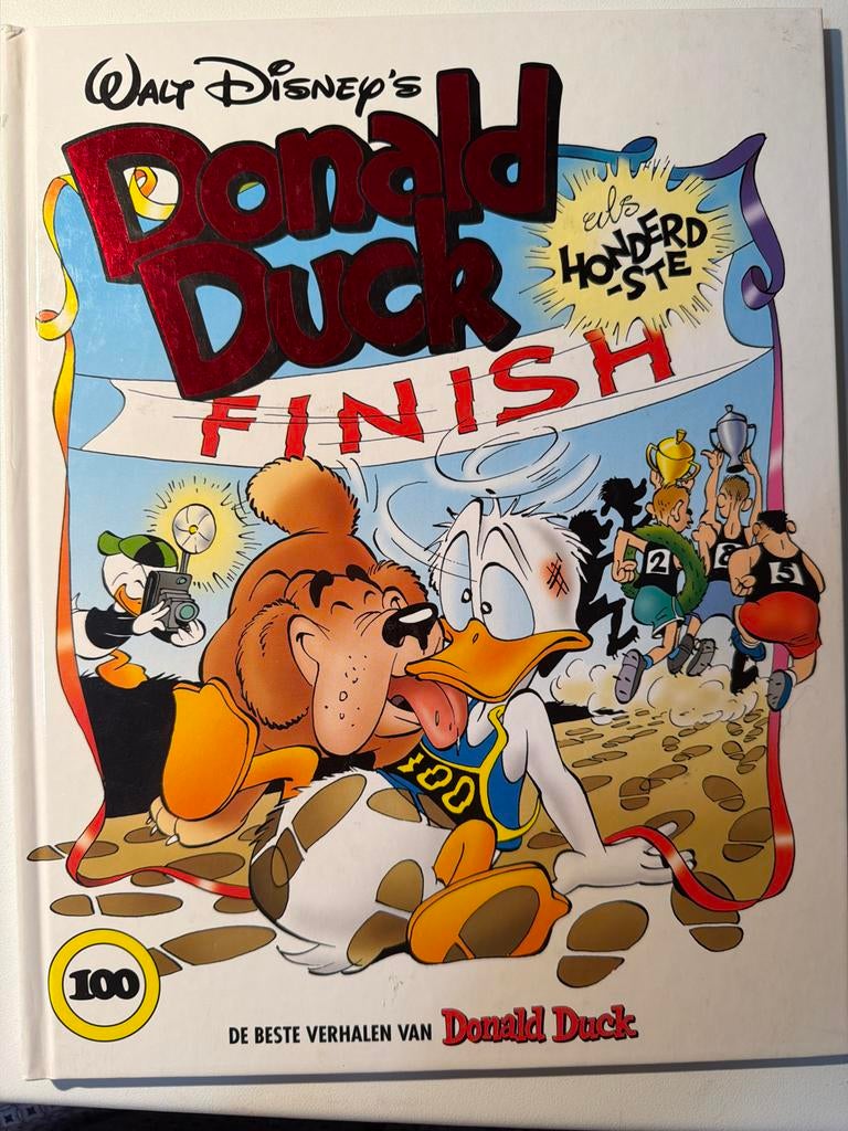 Donald Duck als Honderdste - Luxe editie gesigneerd, Boeken, Stripboeken, Zo goed als nieuw, Eén stripboek, Ophalen of Verzenden