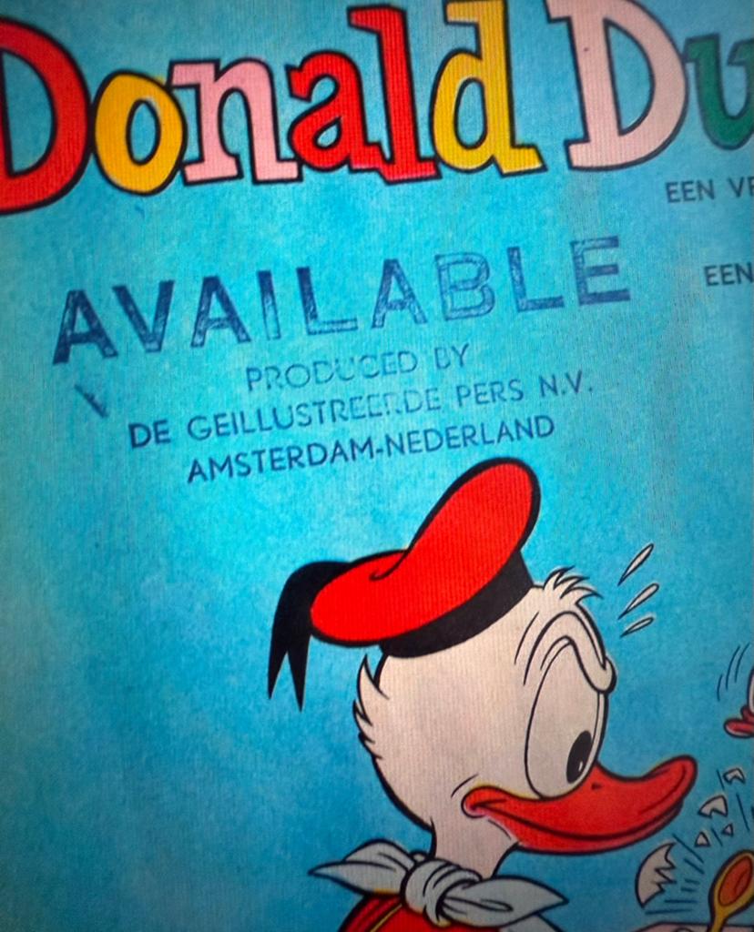Gezocht: Donald Duck met opdruk/stempel, Eén stripboek, Ophalen of Verzenden