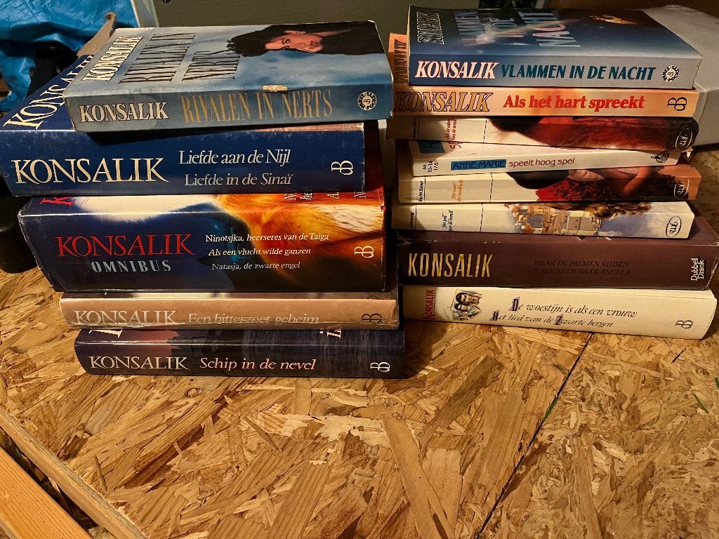 Konsalik boeken, gratis, Ophalen, Gelezen