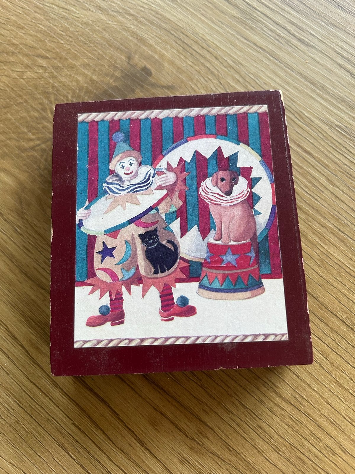 Vintage houten schuifpuzzel circus thema, Gisela Graham, Ophalen of Verzenden, Gebruikt, Rubik's of 3D-puzzel