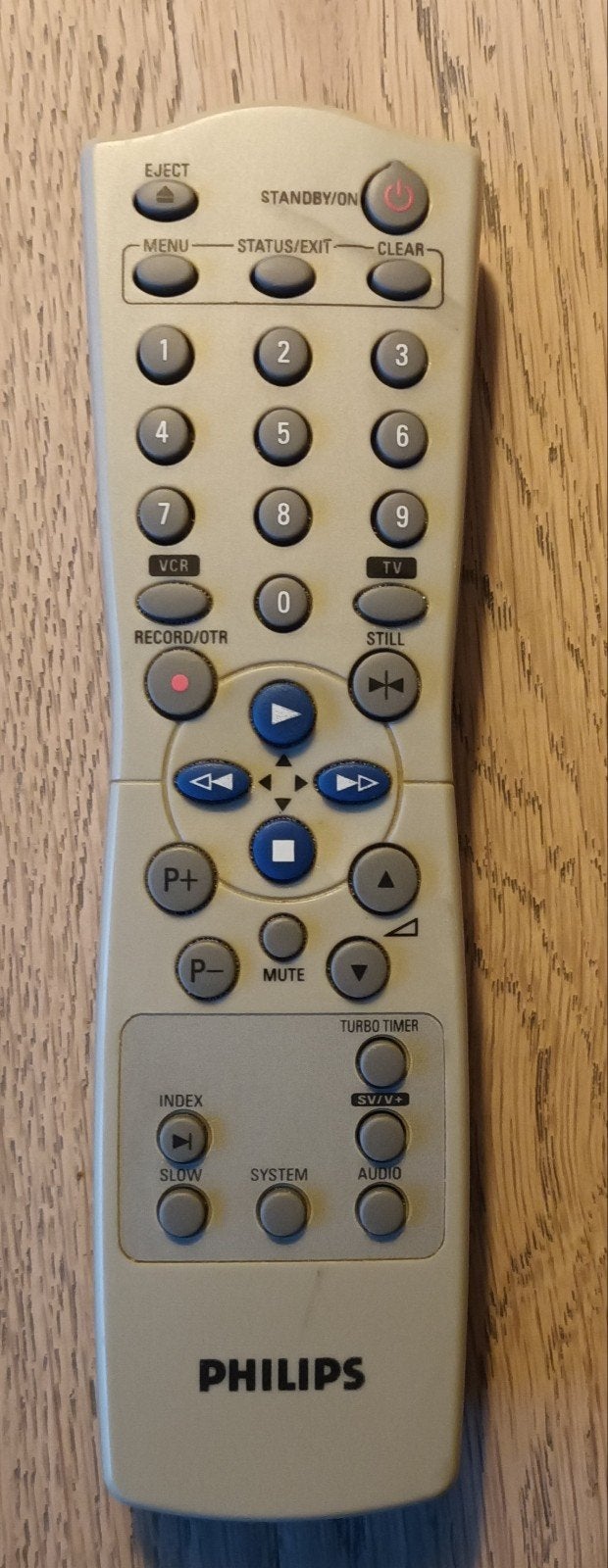 Philips afstandsbediening voor TV/VCR - Gebruikt, Ophalen of Verzenden, Gebruikt, Origineel, Tv
