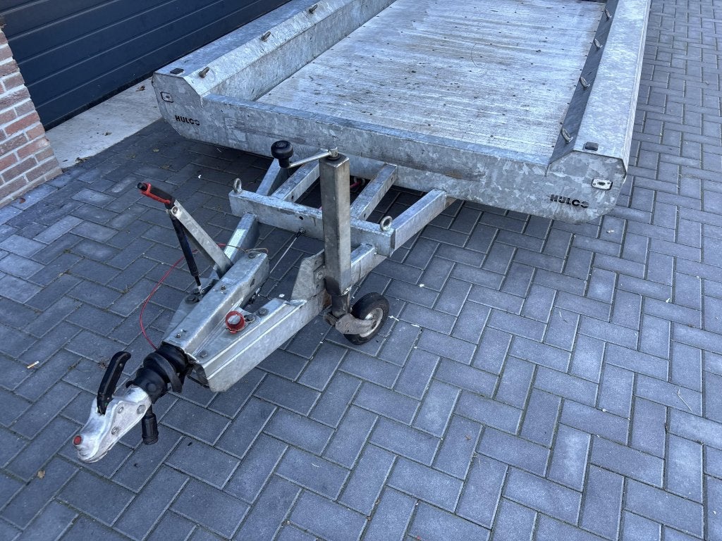 Hulco Machinetransporter oprijwagen aanhanger aanhangwagen, Gebruikt