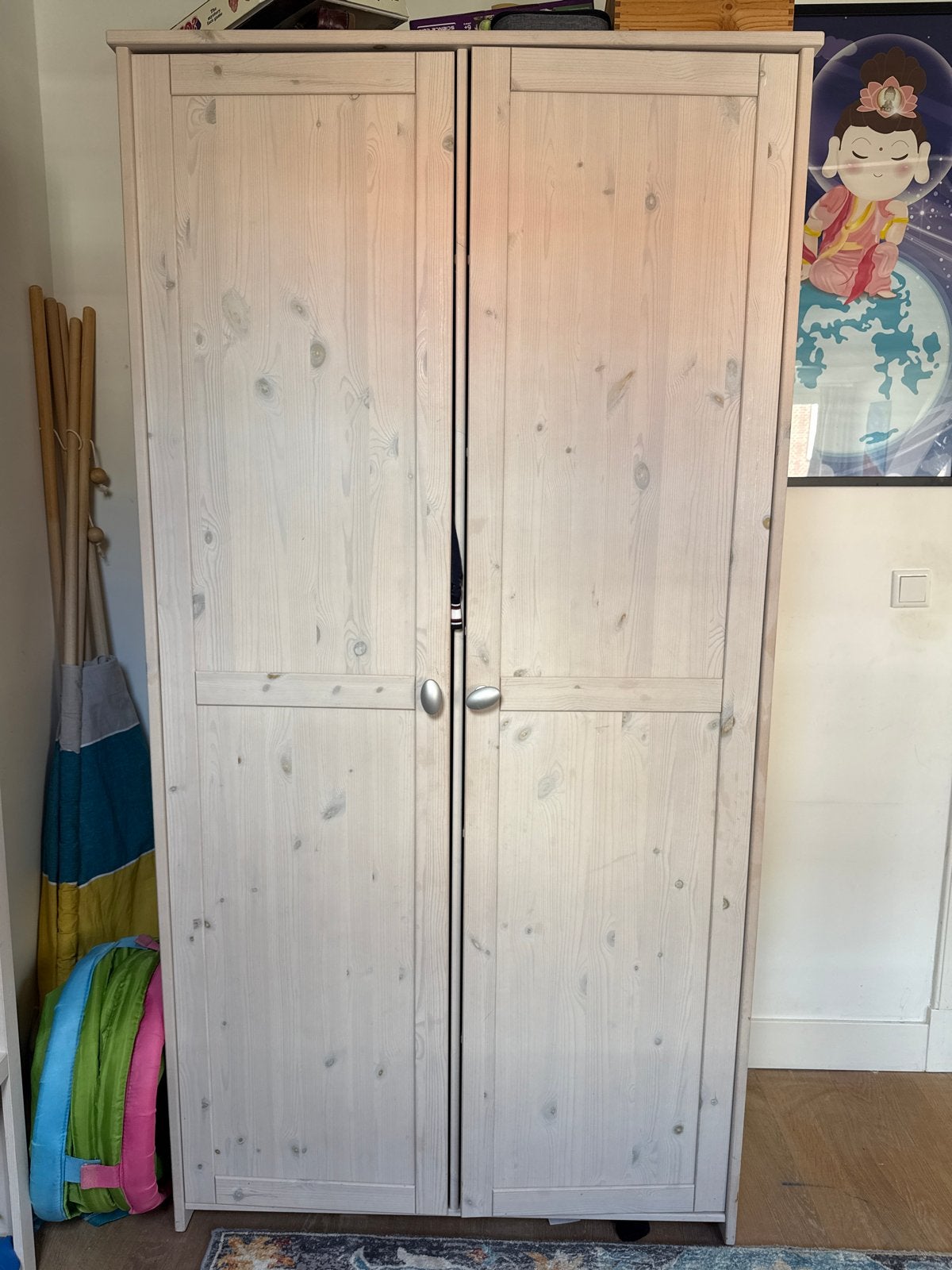 Hoogwaardig Kindermeubelpakket - Kast, Boekenkast, Bureau, Kinderen en Baby's, Kinderkamer | Commodes en Kasten, Ophalen, Gebruikt