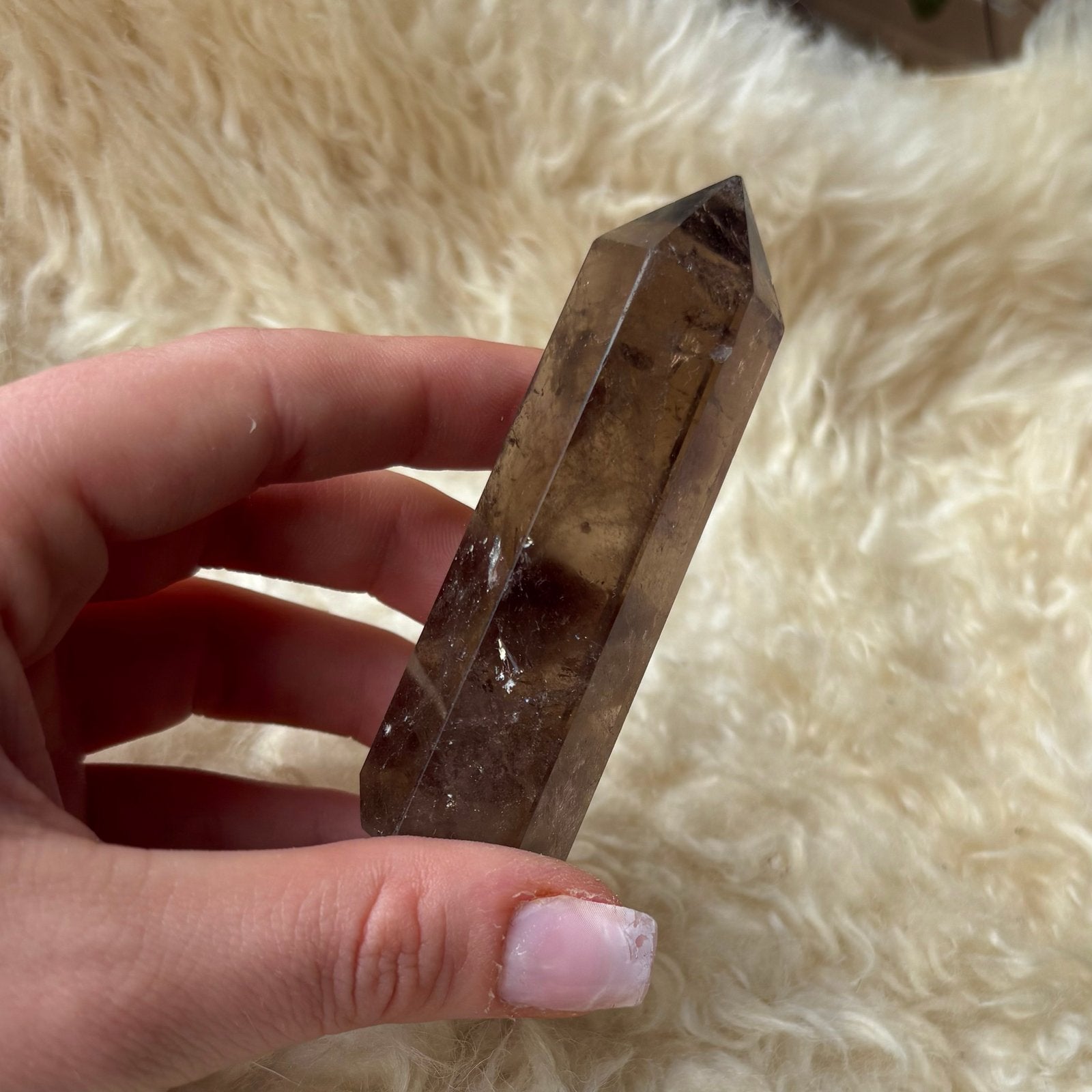 Rookkwarts Toren - 8,5cm - Beschermende Energie, Verzenden, Mineraal