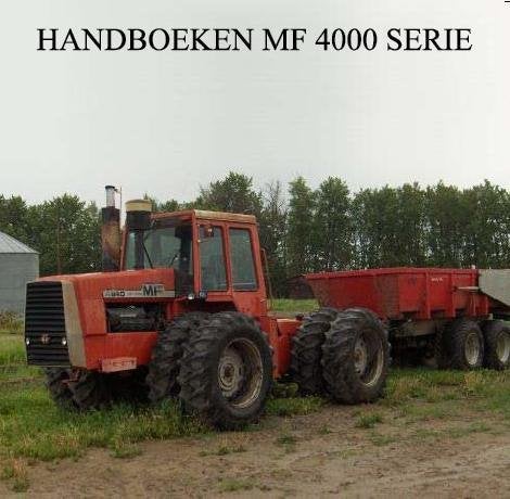 Handboeken MF 4800 4840 4880 4900, Ophalen of Verzenden, Nieuw, Tractor en Landbouw