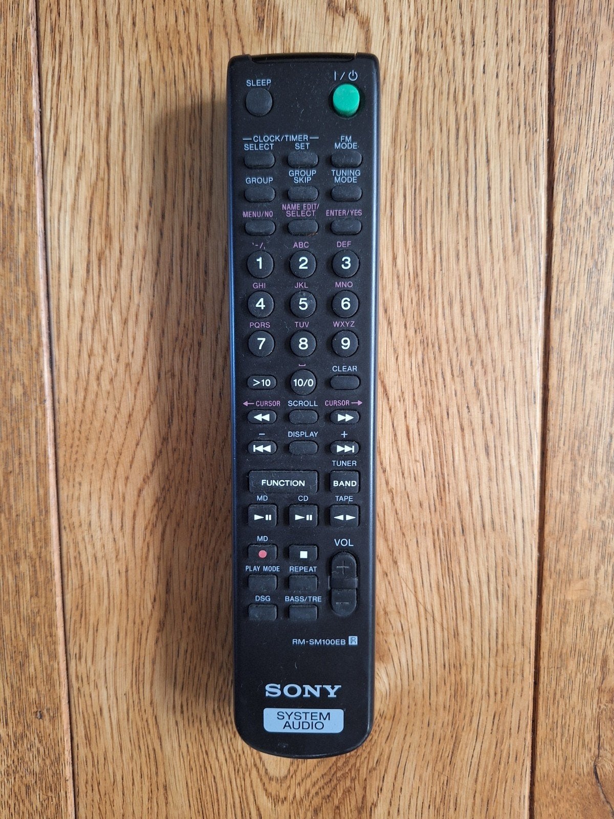 Originele Sony RM-SM100EB Ab, 2001 (oa Micro Hi-Fi Systemen), Ophalen of Verzenden, Gebruikt, Origineel, Dvd