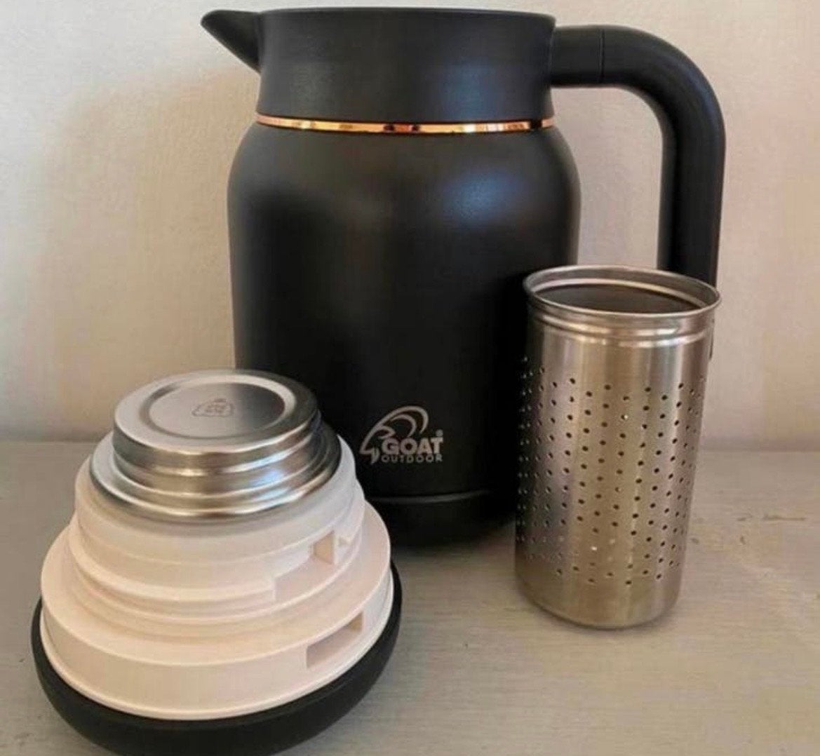 Goat Outdoor Thermoskan met thee-infuser, Ophalen of Verzenden, Nieuw
