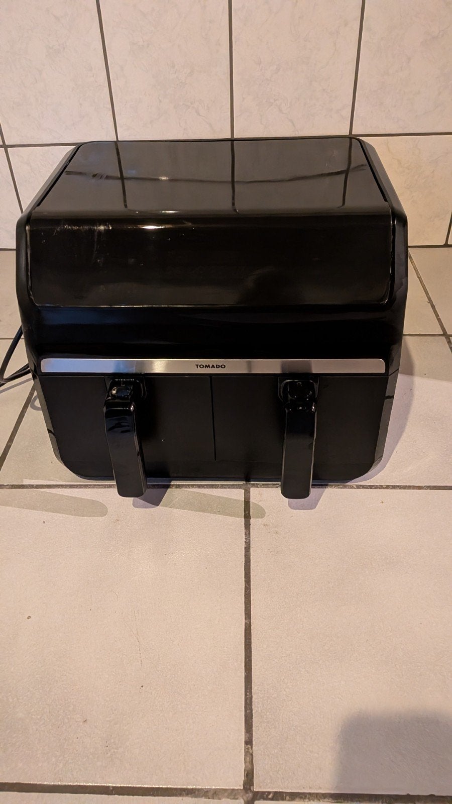 Tomado TAF8001B Dubbele Hetelucht Friteuse Airfryer, Ophalen, Zo goed als nieuw, Airfryer, 1500 gram of meer