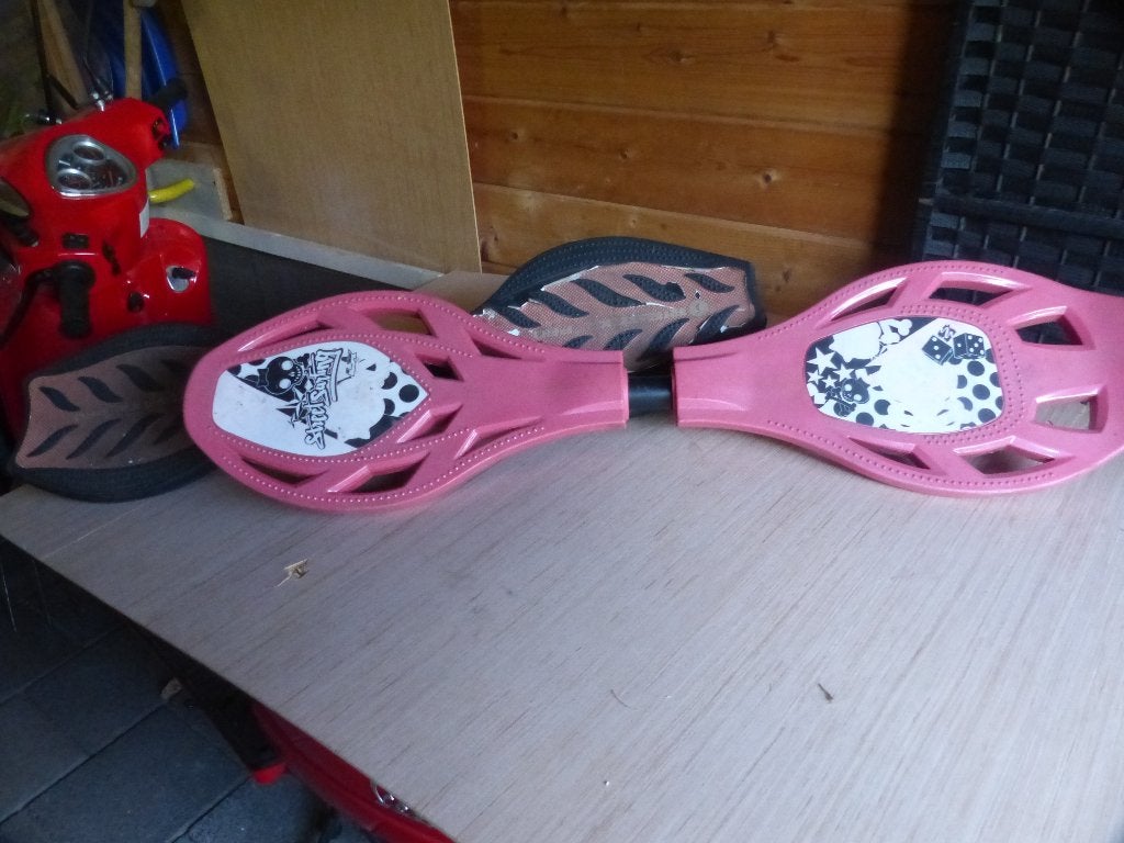 twee skate bords, Ophalen, Gebruikt