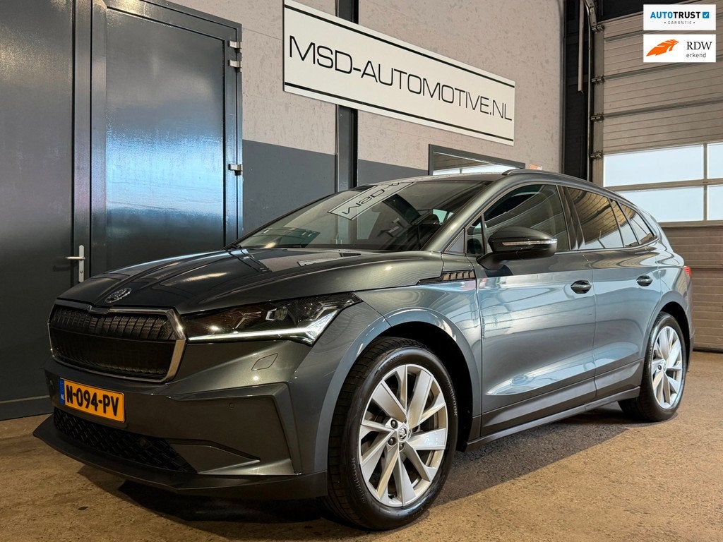 Skoda Enyaq iV 60|Camera|Stuurverwarming|Carplay|SOH 89.4%, Auto's, Skoda, Automaat, Achterwielaandrijving, Gebruikt, 1865 kg