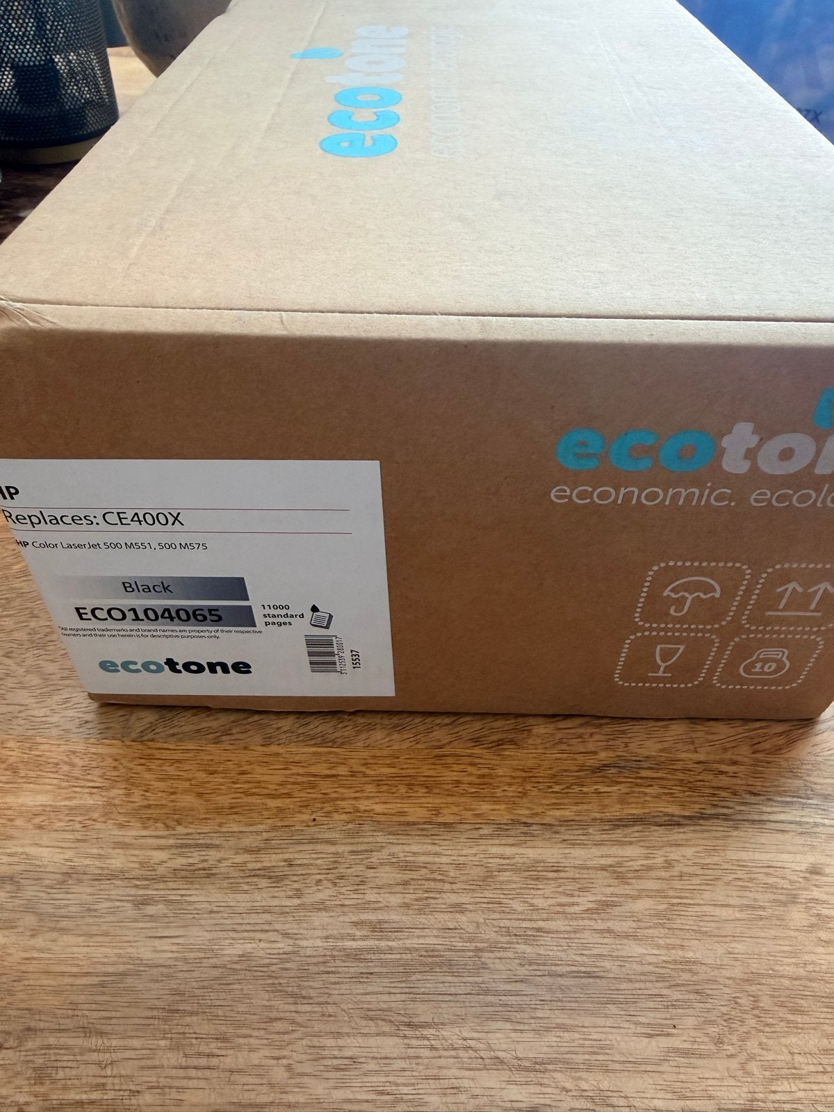 Ecotone Toner Zwart voor HP Color LaserJet 500 M551, 500 M57, Computers en Software, Printers, Ophalen of Verzenden, Nieuw, Laserprinter