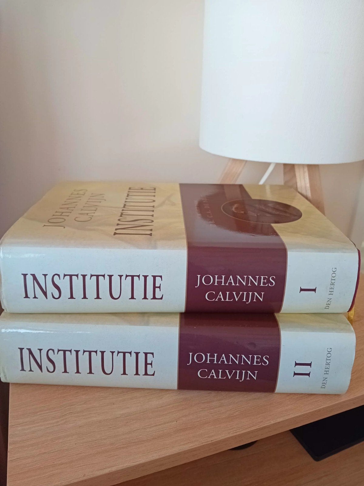 Institutie Johannes Calvijn - Deel I & II (C.A. de Niet), Boeken, Ophalen of Verzenden, Zo goed als nieuw, Johannes Calvijn, Christendom | Protestants