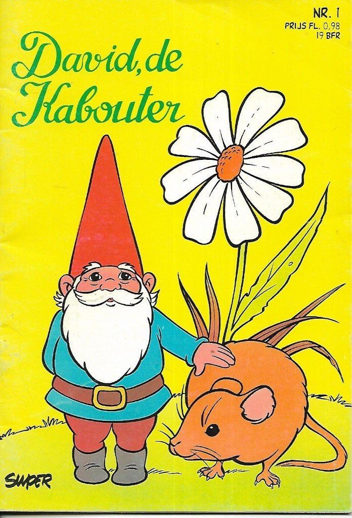 David de Kabouter - Nummer 1 (Super 0,98), Boeken, Eén stripboek, Ophalen of Verzenden, Zo goed als nieuw