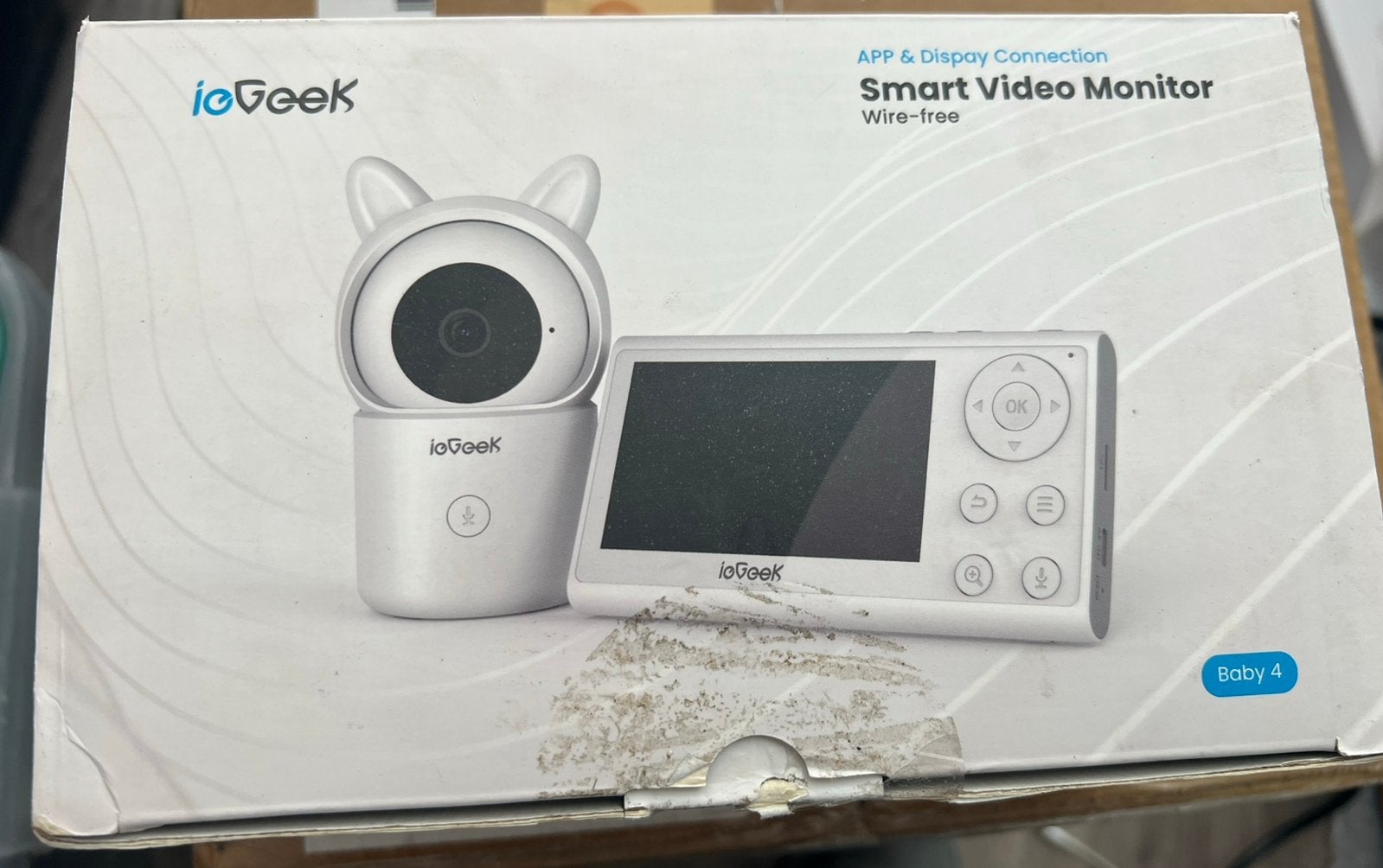 Te koop babyfoon iGeek Smart Video Monitor, Ophalen of Verzenden, Zo goed als nieuw, 250 meter of meer, Camera