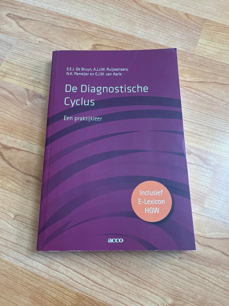 De Diagnostische Cyclus - Een praktijkleer, Ophalen of Verzenden, Gamma, Zo goed als nieuw, HBO