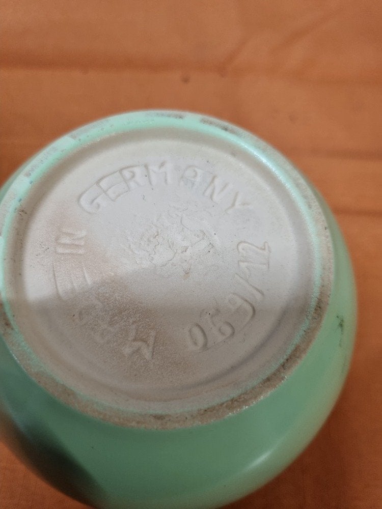 bloempot mint groen aardewerk, Ophalen of Verzenden, 'T Olde Gre-j, Info@toldegrej.nl, Endepoelstraat 20f Didam
