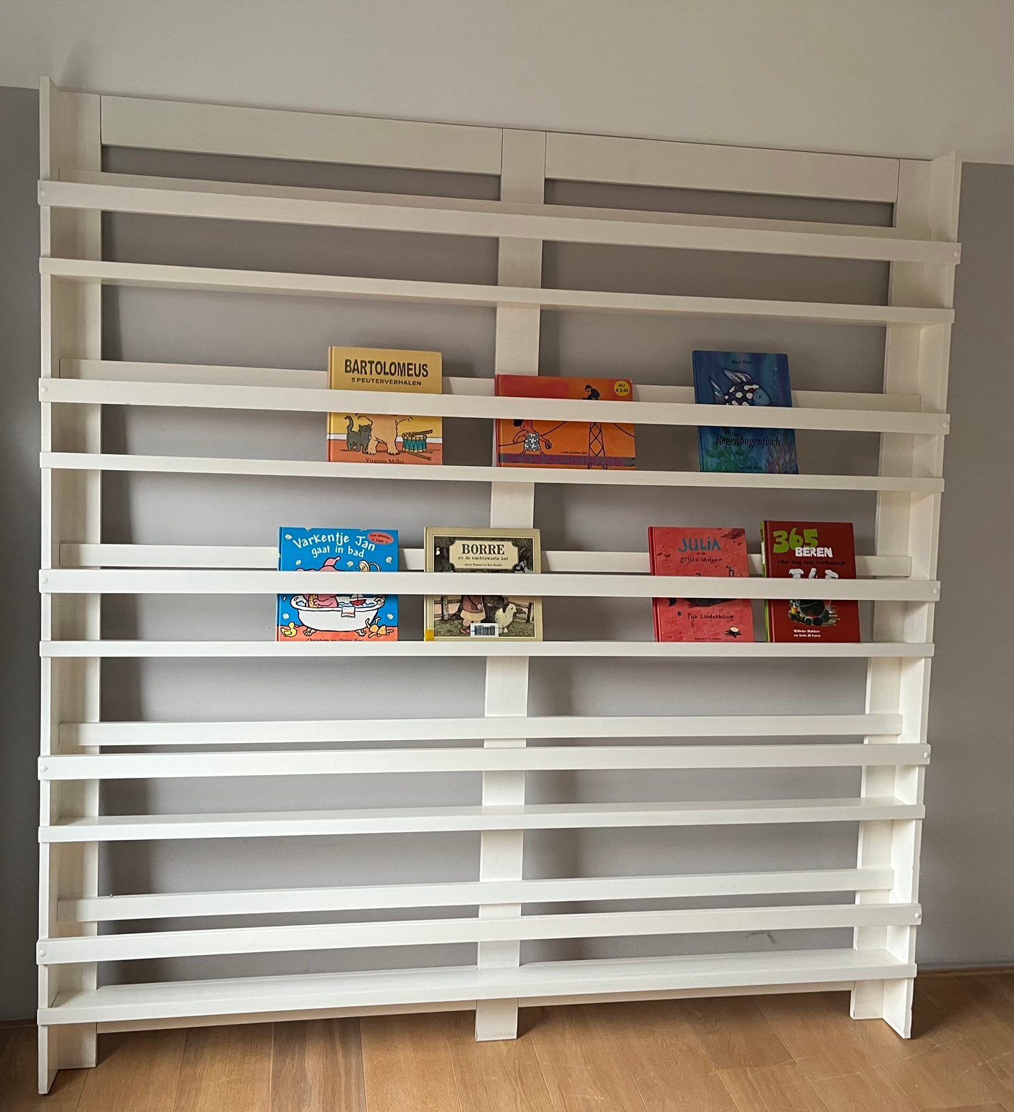 Twee handgemaakte boekenkasten, Huis en Inrichting, Kasten | Boekenkasten, Ophalen, 150 tot 200 cm, Zo goed als nieuw, Minder dan 25 cm