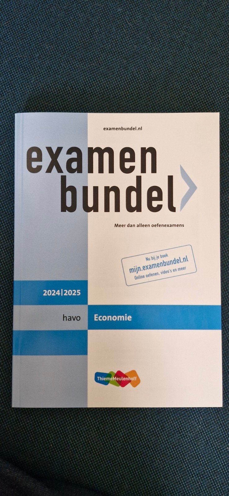 Examenbundel Economie HAVO 2024-2025 - Nieuw, Ophalen of Verzenden, Nieuw, HAVO, Economie