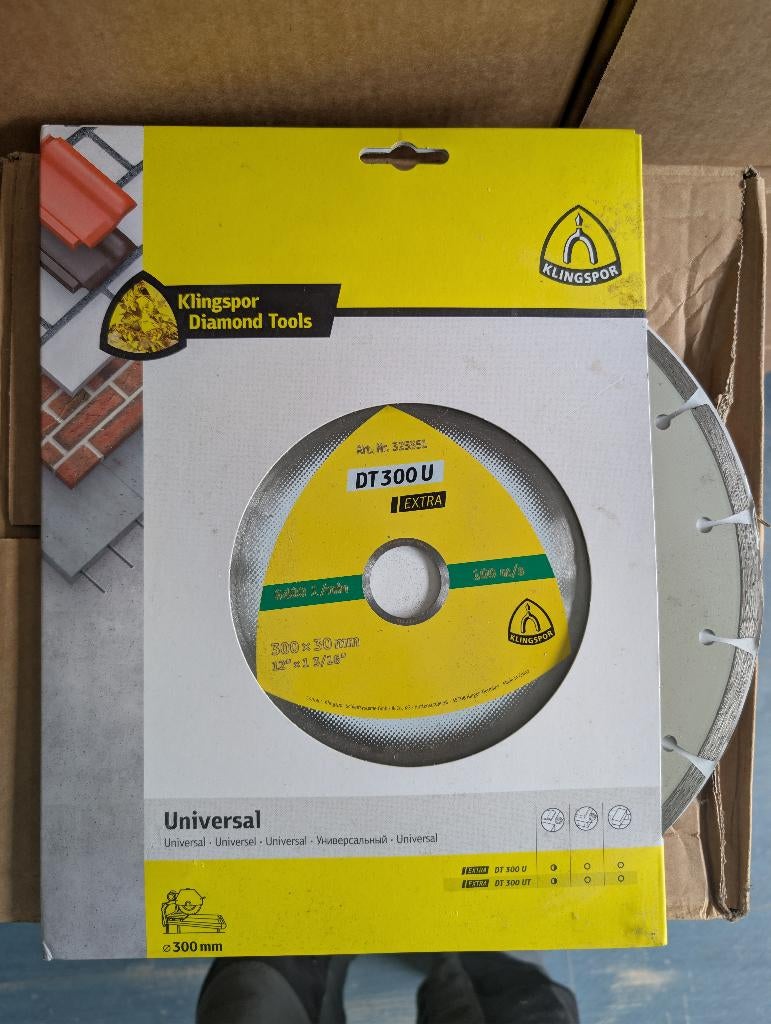 Klingspor DT 300 U diamantschijf 300x2,8x30 mm nieuw, Ophalen of Verzenden, Nieuw, 1000 watt of meer, Overige typen