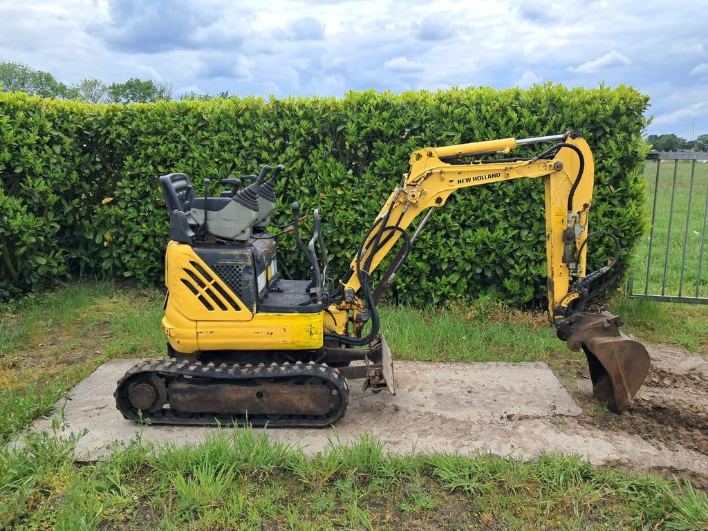 Minigraver New Holland E9SR / Minikraan / Graafmachine, Ophalen